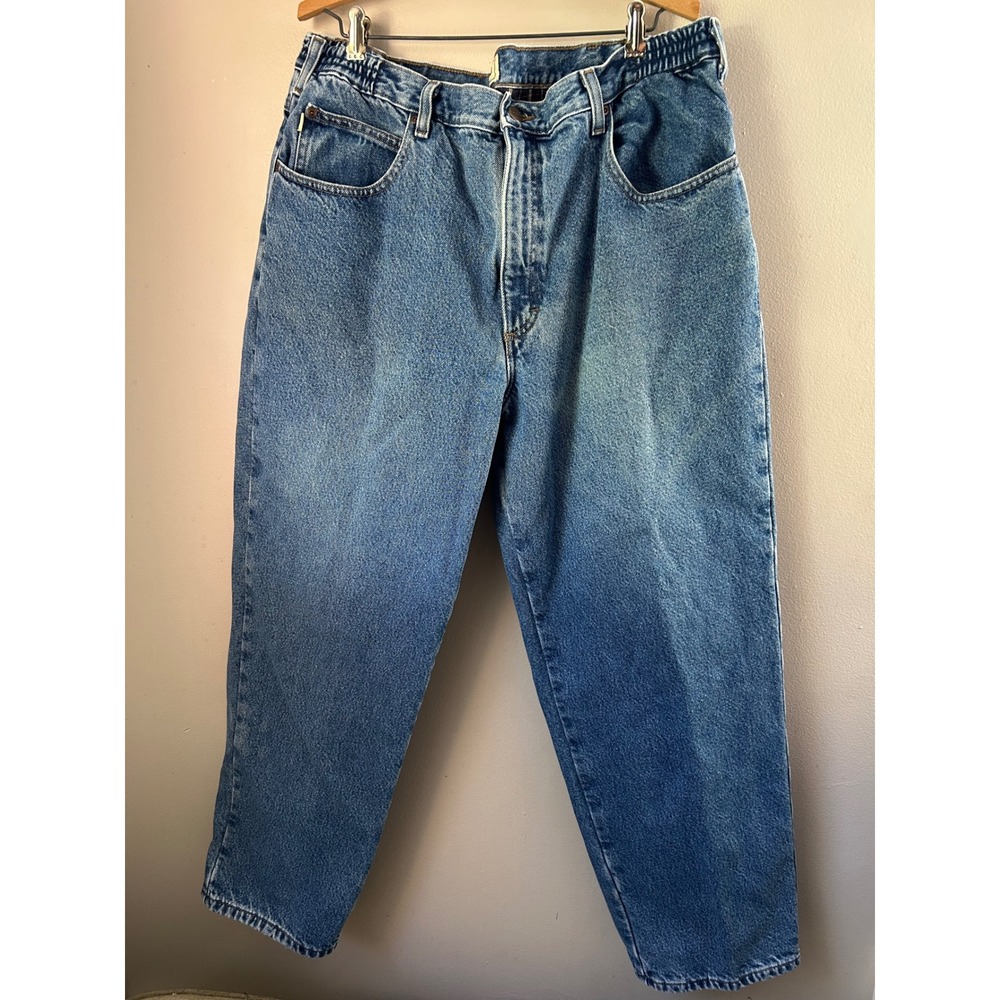 L.L. Bean Vintage Jeans Mens 40x29 Flannel Lined Relaxed‎ Fit Cabincore 90s